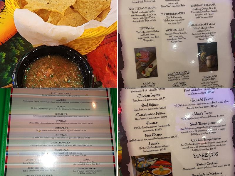La Mision Menu