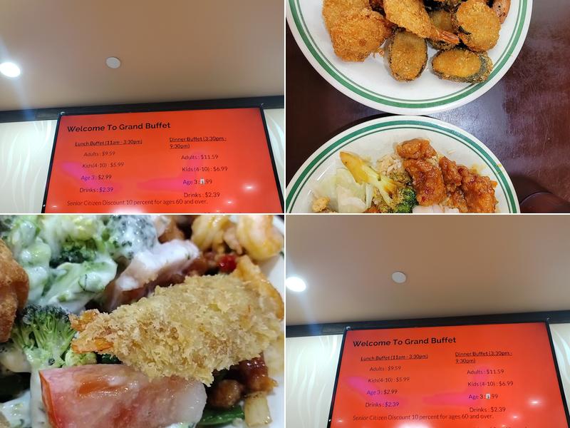 Grand Buffet Menu