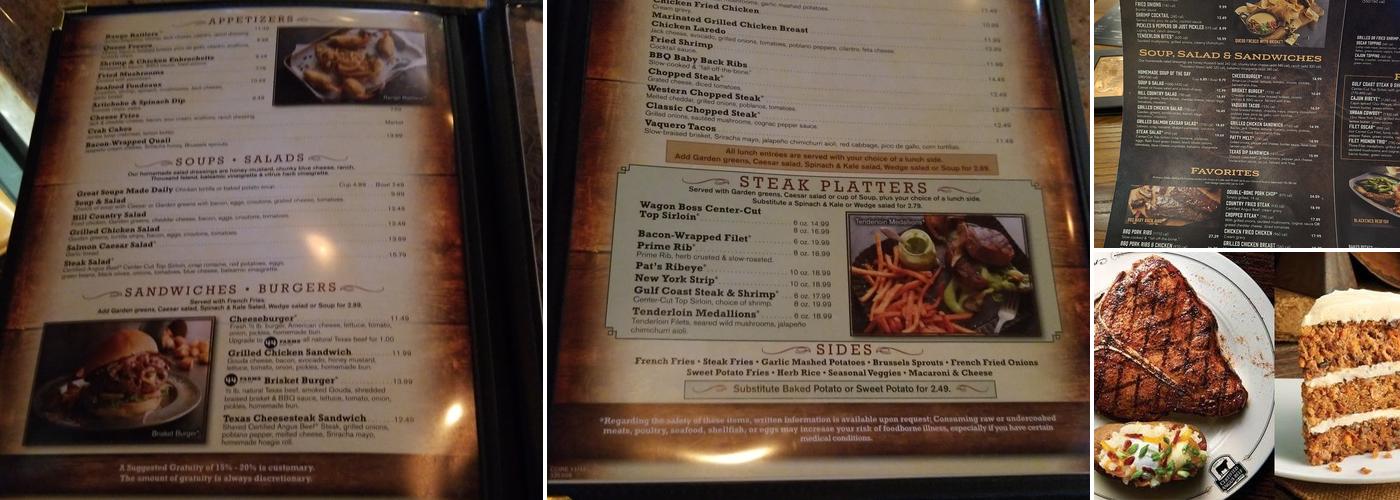 Saltgrass Steak House Menu