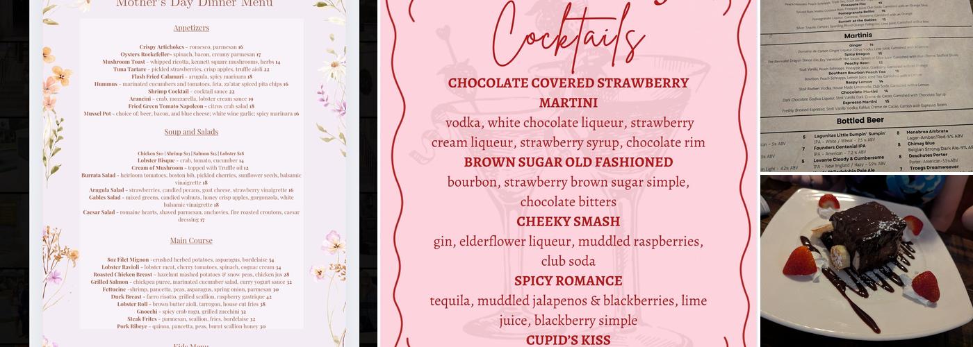 The Gables at Chadds Ford Menu