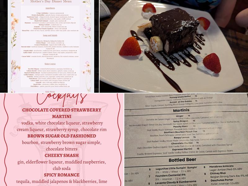 The Gables at Chadds Ford Menu