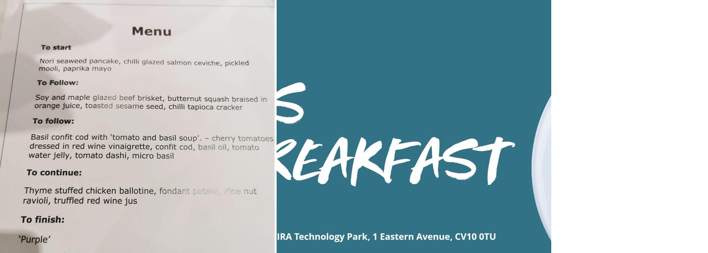 Glebegate Restaurant Menu