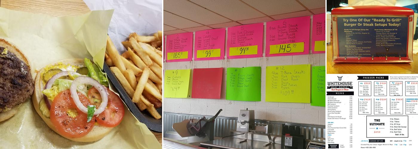 White House Meat Market Parks Legado Menu