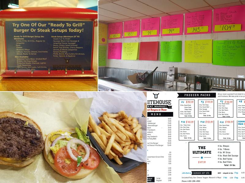 White House Meat Market Parks Legado Menu