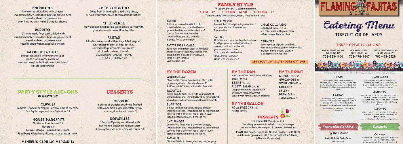 Juan's Flaming Fajitas & Cantina Menu