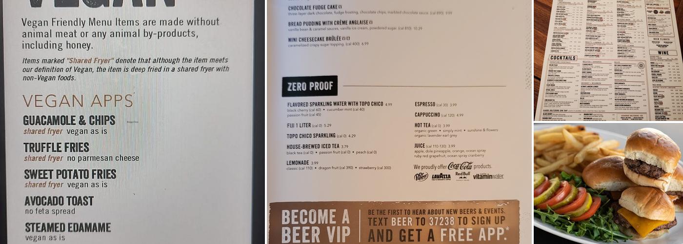 Yard House Menu