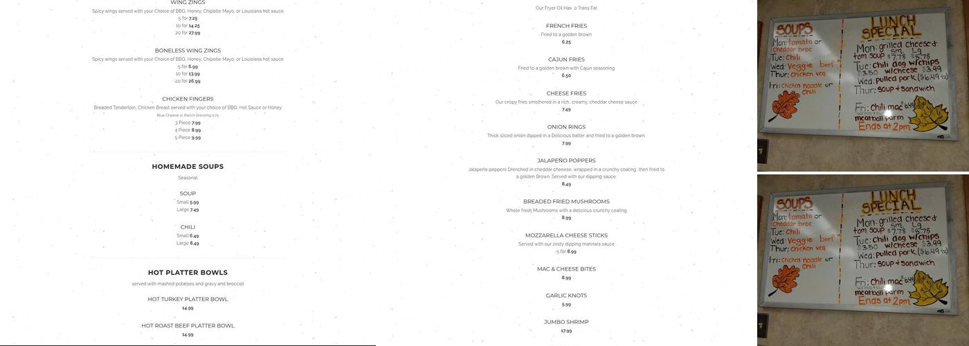 Hopewell Sub & Pizza Menu