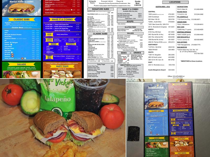 ThunderCloud Subs Menu