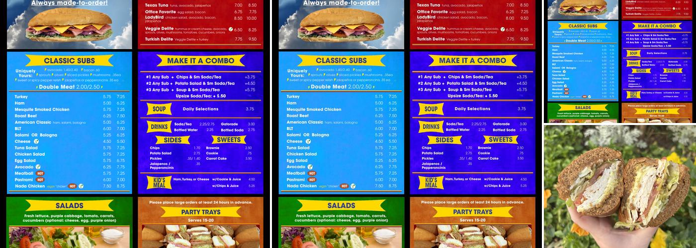ThunderCloud Subs Menu