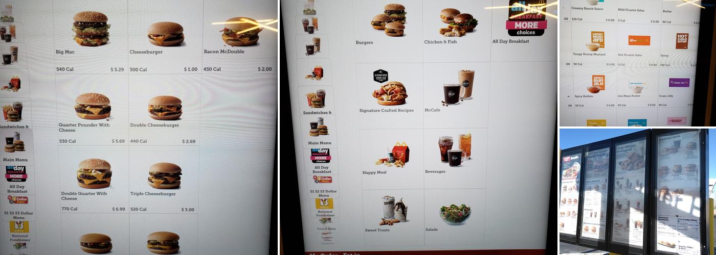 McDonald's Menu