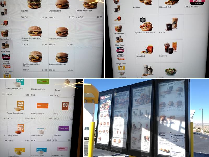 McDonald's Menu
