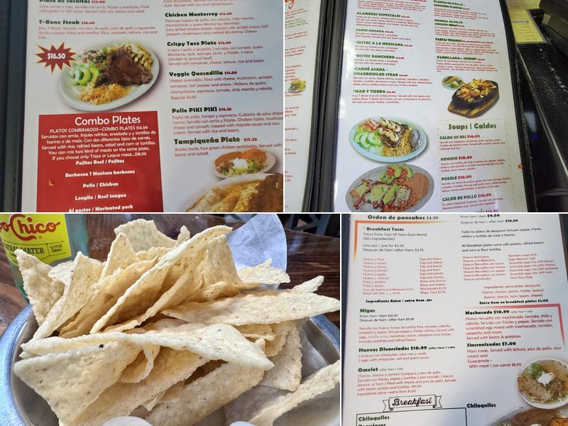 Taquerias Arandinas Menu