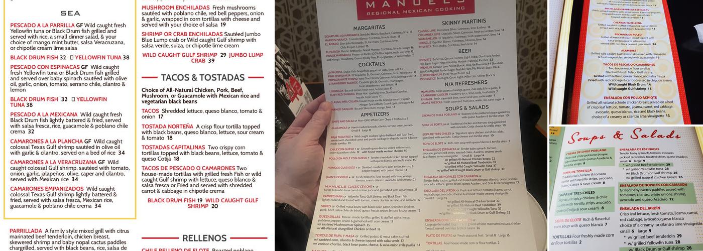 Manuel's Menu