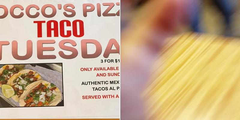 Rocco's Pizza Menu