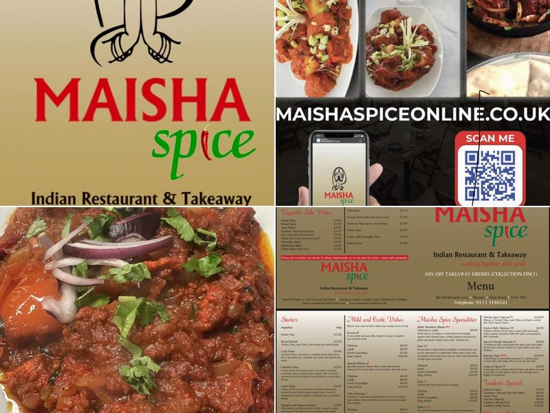 Maisha Spice Menu