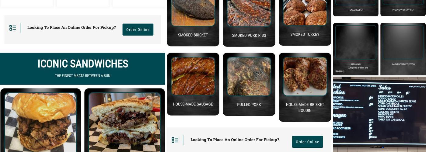 Brotherton's Barbecue Menu