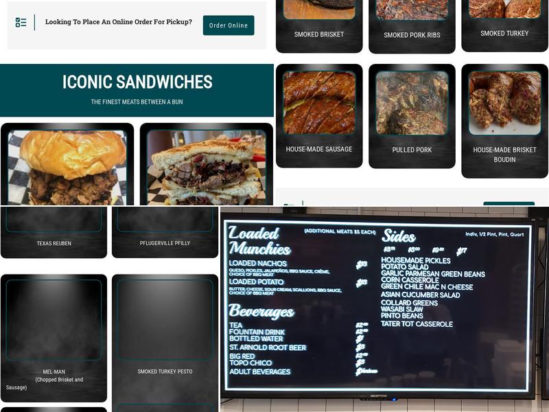 Brotherton's Barbecue Menu