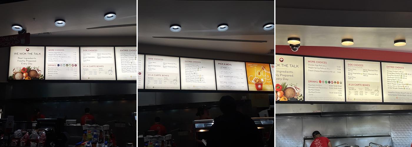 Panda Express Menu