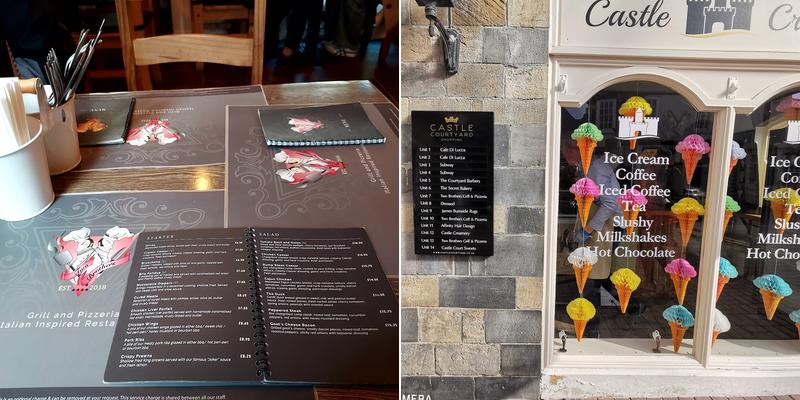 Two Brothers Grill and Pizzeria Menu