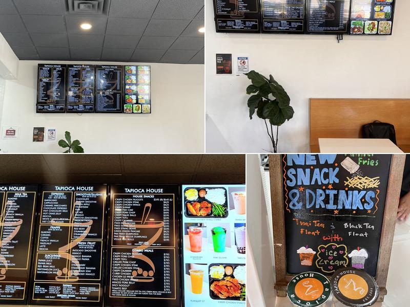Tapioca House Menu