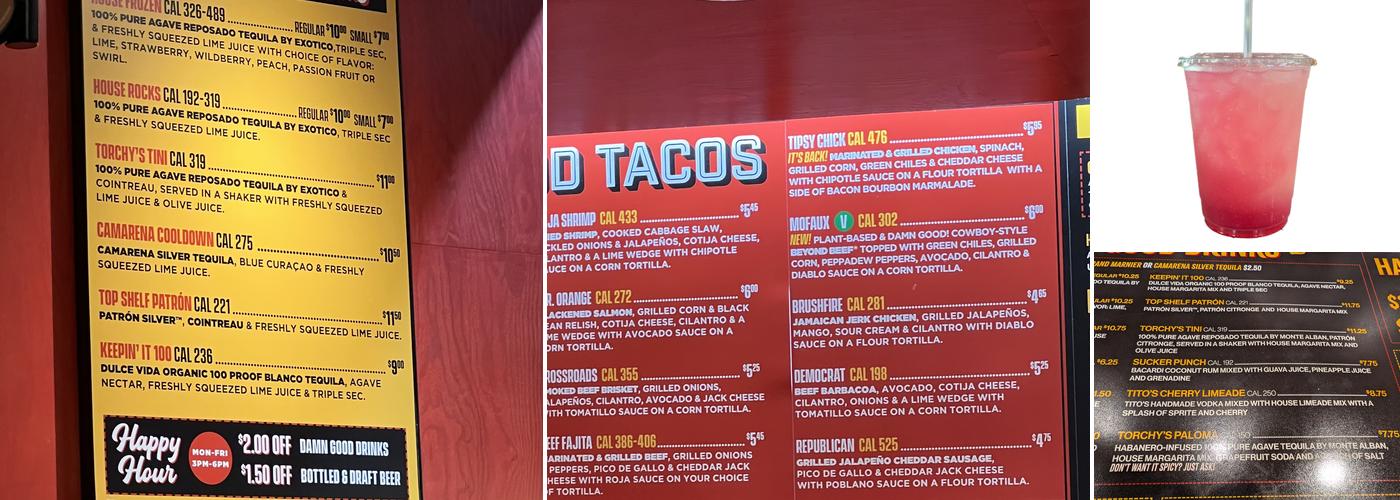 Torchy's Tacos Menu
