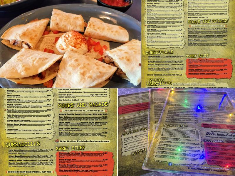 Enchilada's Restaurant Menu