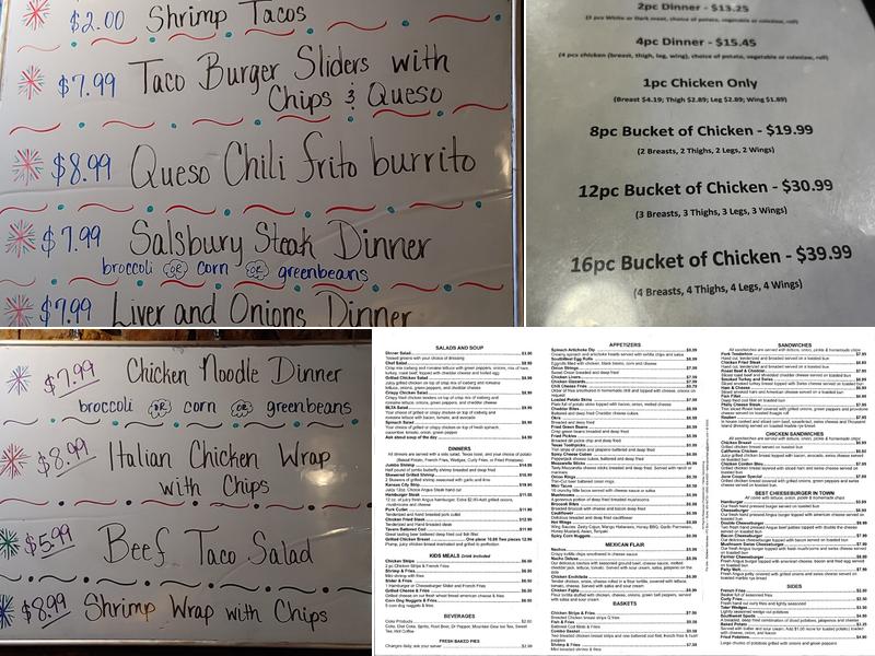 Trade Winds Bar & Grill Menu