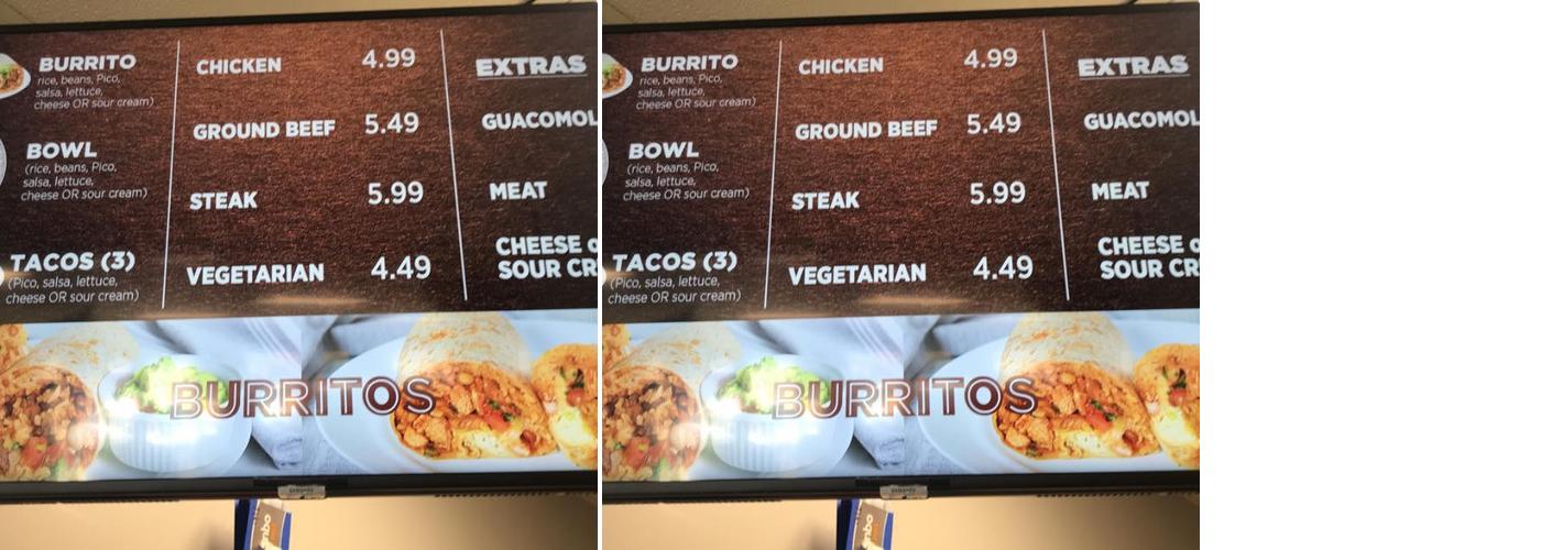 Simple Simon's Pizza Menu