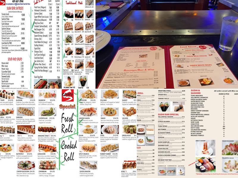 Kin Town Fusion Hibachi And Sushi Menu