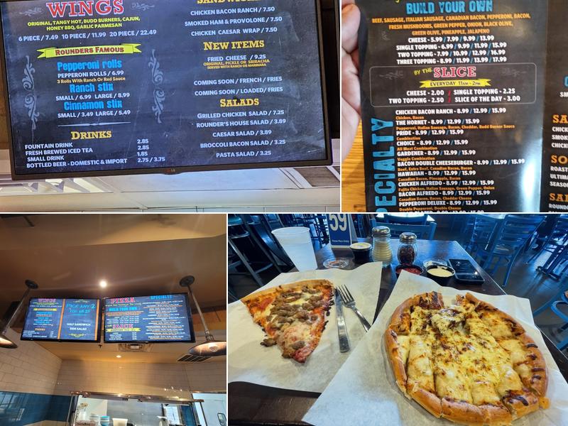 Rounder's Pizza Menu
