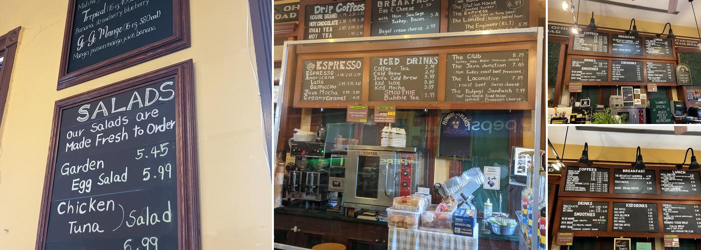 Java Junction Menu