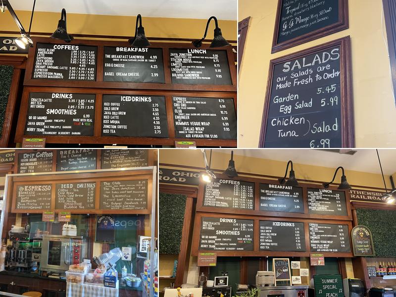 Java Junction Menu