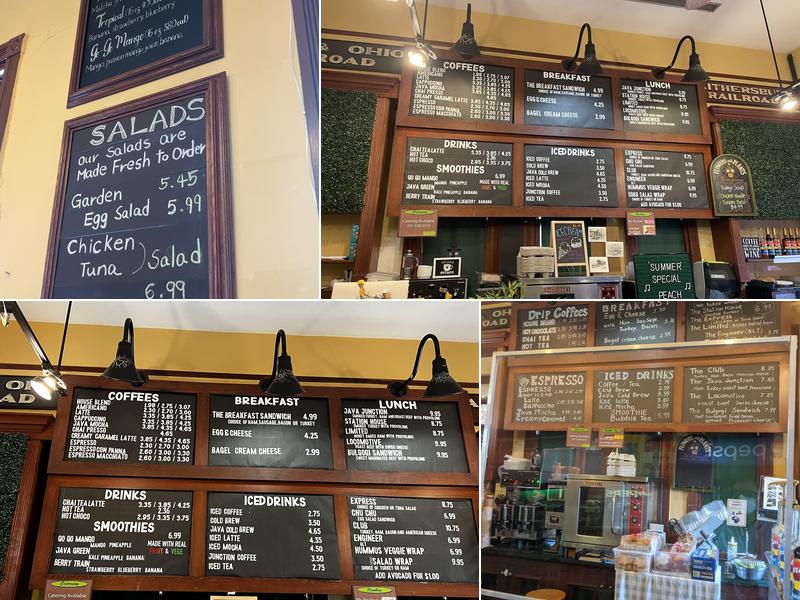 Java Junction Menu