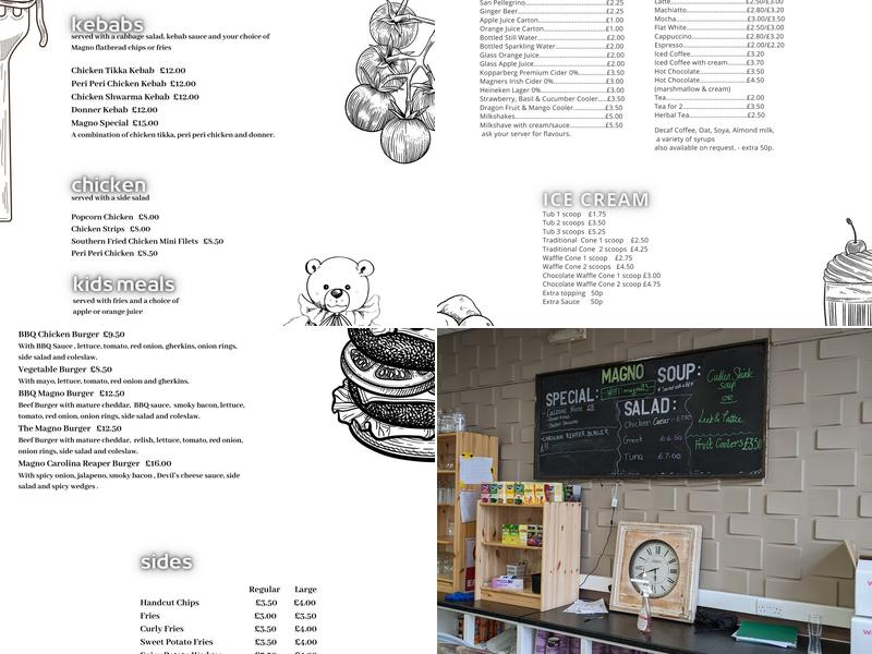 Magno Cafe Menu