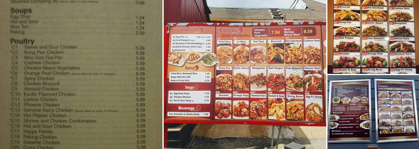 Peking Express Menu
