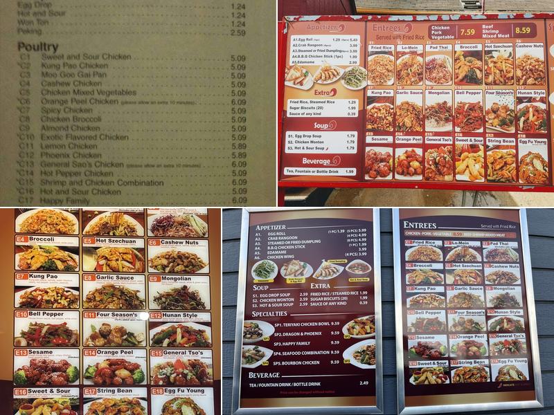 Peking Express Menu