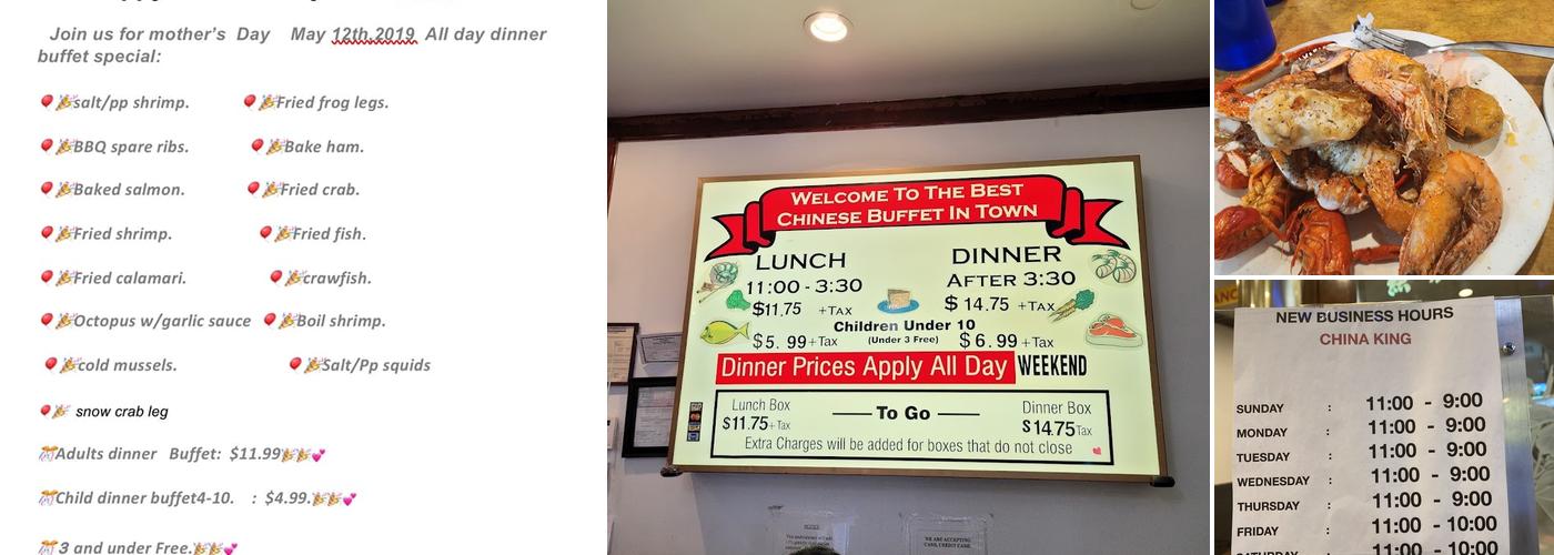 China King Menu