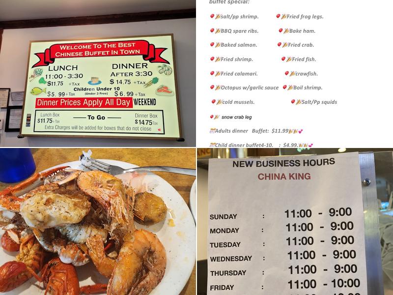 China King Menu