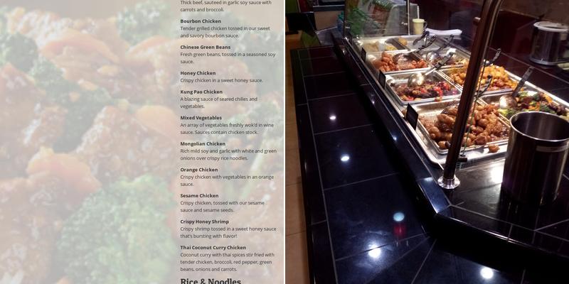 Pei Wei Asian Express Menu