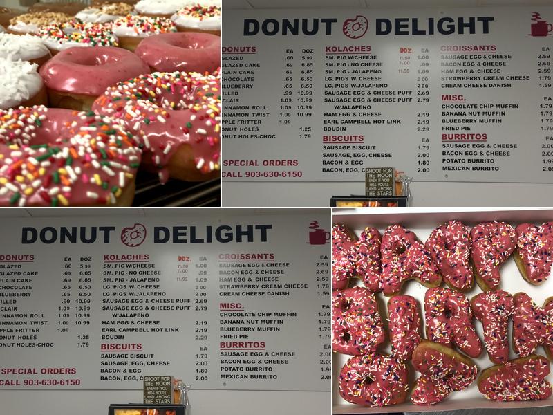 Donut Delight Menu