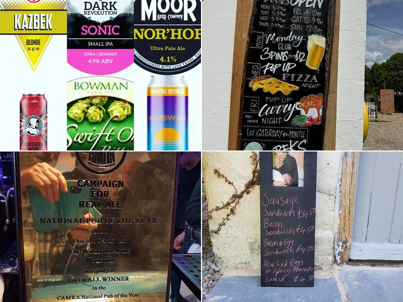 The Wonston Arms Freehouse Village Pub Menu