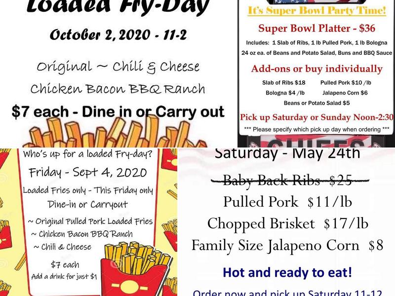 The Firepit / Catering & Bulk Meat Specials Menu