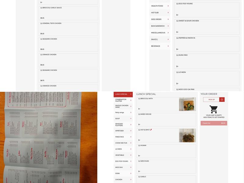 Eddie's Carryout Menu
