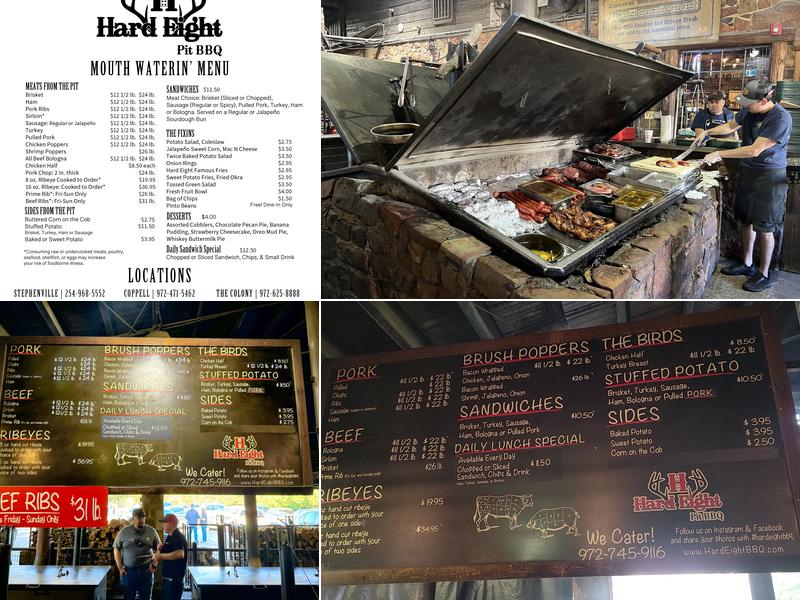 Hard Eight BBQ Menu