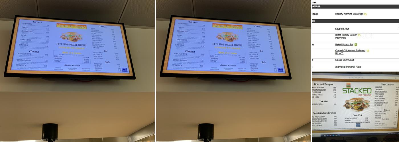 Cafe One Menu