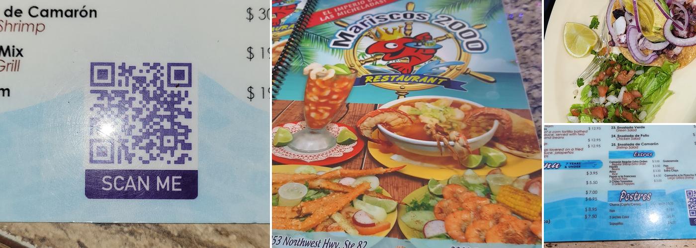Mariscos 2000 Menu