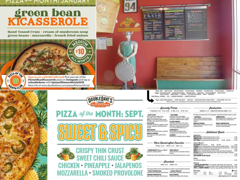 DoubleDave's Pizzaworks Menu