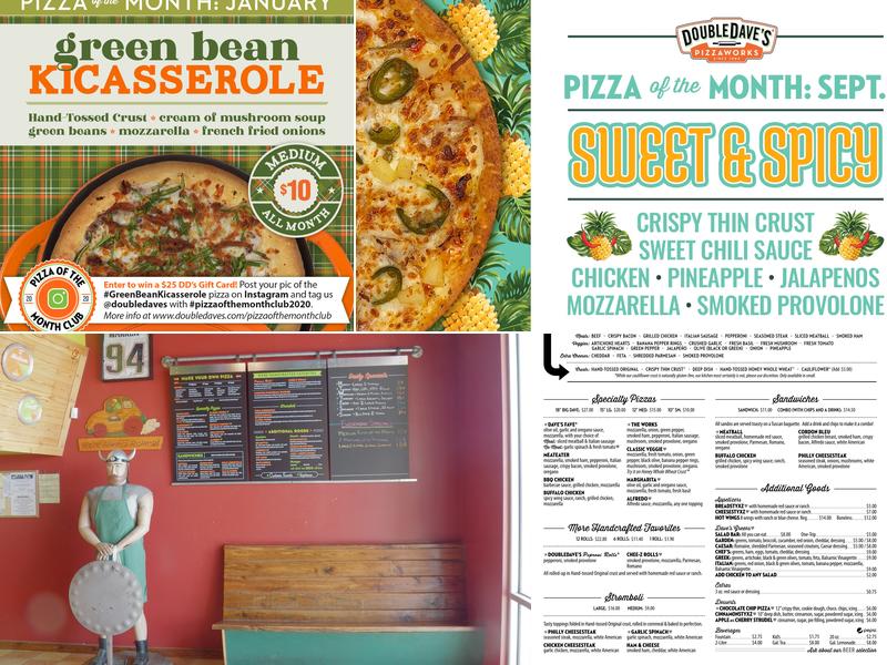 DoubleDave's Pizzaworks Menu