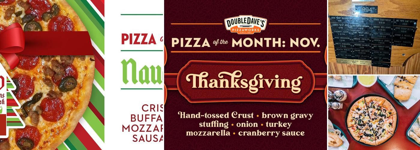 DoubleDave's Pizzaworks Menu