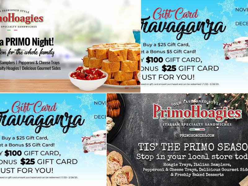 PrimoHoagies Menu